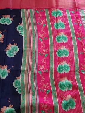 Floral Silk Saree